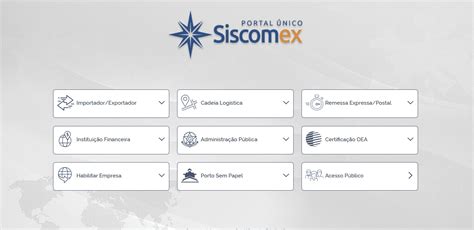 siscga|Página do Siscomex.